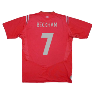 England 2004-06 Away Shirt (M) (Very Good) (Beckham 7)_1