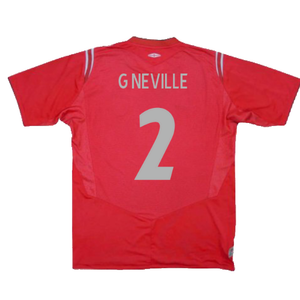 England 2004-06 Away Shirt (M) (Excellent) (G Neville 2)_1