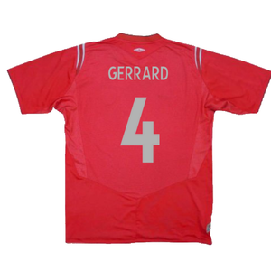 England 2004-06 Away Shirt (M) (Very Good) (Gerrard 4)_1