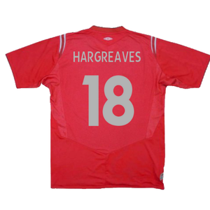 England 2004-06 Away Shirt (M) (Very Good) (Hargreaves 18)_1