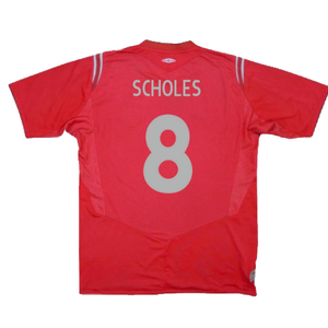 England 2004-06 Away Shirt (M) (Excellent) (Scholes 8)_1