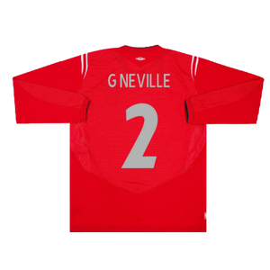 England 2004-2006 Away Shirt (S) (Excellent) (G Neville 2)_1