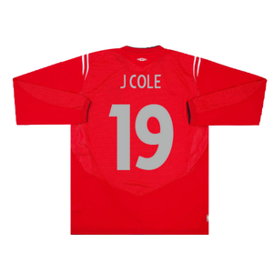 England 2004-2006 Away L/S Shirt (M) (Excellent) (J Cole 19)_1