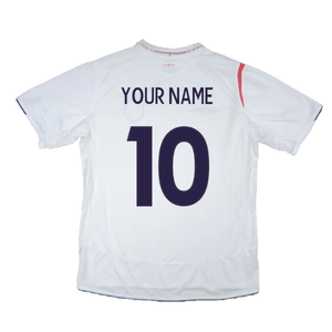 England 2005-07 Home Shirt (2XL) (Fair) (Your Name)_2