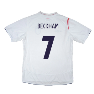 England 2005-07 Home Shirt (L) (Very Good) (BECKHAM 7)_2