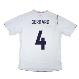 England 2005-07 Home Shirt (L) (Very Good) (GERRARD 4)_2