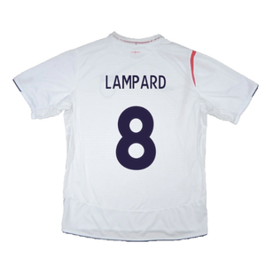 England 2005-07 Home Shirt (M) (Excellent) (LAMPARD 8)_2