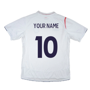 England 2005-07 Home Shirt (XL) (Excellent) (Your Name)_2