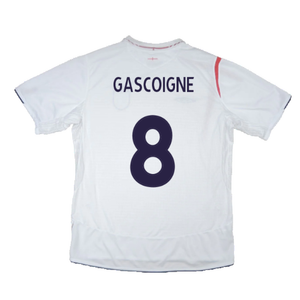 England 2005-07 Home Shirt (XL) (Mint) (GASCOIGNE 8)_2