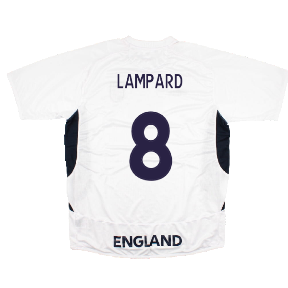 England 2005-07 Umbro Training Shirt (L) (Mint) (LAMPARD 8)_2