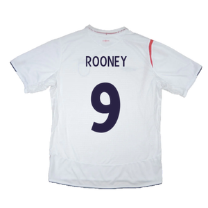 England 2005-2007 Football Shirt (YXL) (Fair) (ROONEY 9)_2