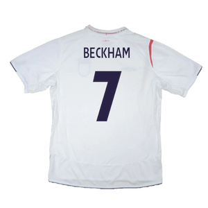 England 2005-2007 Home Shirt (XL) (Excellent) (BECKHAM 7)_1