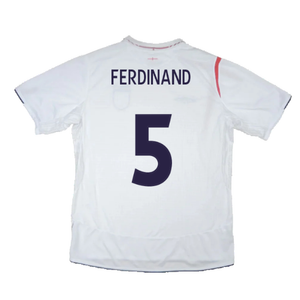 England 2005-2007 Home Shirt (Excellent) (FERDINAND 5)_1