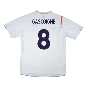 England 2005-2007 Home Shirt (XXL) (Mint) (GASCOIGNE 8)_1