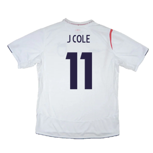 England 2005-2007 Home Shirt (Excellent) (XXL) (Excellent) (J COLE 11)_1