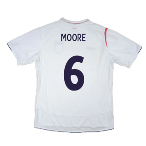 England 2005-2007 Home Shirt  (XL) (Excellent) (MOORE 6)_1