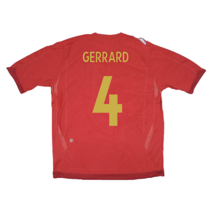 England 2006-08 Away Shirt (L) (Very Good) (GERRARD 4)_1