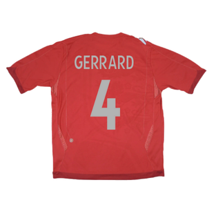 England 2006-08 Away Shirt (M) (Excellent) (GERRARD 4)_1