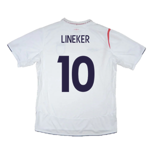 England 2006-08 Home Shirt (XL) (Excellent) (LINEKER 10)_1