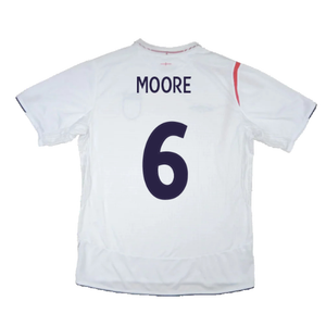 England 2006-08 Home Shirt (XL) (Excellent) (MOORE 6)_1