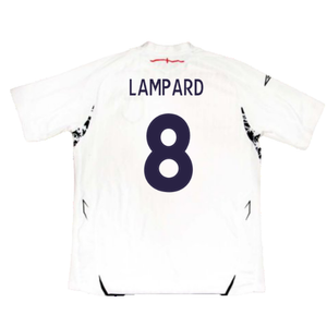 England 2007-09 Home Shirt (Very Good) (LAMPARD 8)_1