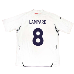 England 2007-09 Home Shirt (M) (Fair) (LAMPARD 8)_2