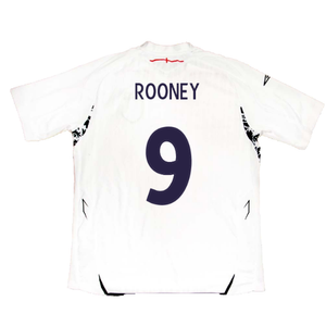 England 2007-09 Home Shirt (Very Good) (ROONEY 9)_2