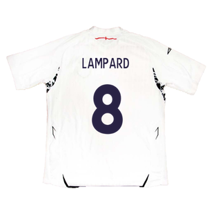 England 2007-09 Home Shirt (XLB) (Fair) (LAMPARD 8)_2