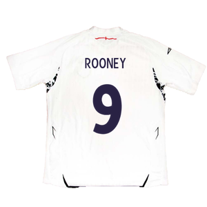 England 2007-09 Home Shirt (XLB) (Fair) (ROONEY 9)_2