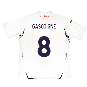 England 2007-2009 Home Shirt (XL) (GASCOIGNE 8) (Fair)_1