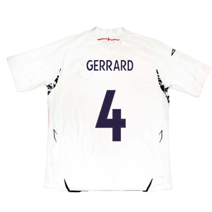 England 2007-2009 Home Shirt (L) (Very Good) (GERRARD 4)_2