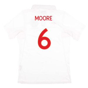 England 2009-10 Home Shirt (With South Africa Badge Detail) (XL) (Mint) (Moore 6)_1