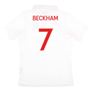 England 2010-12 Home Shirt (Good) (BECKHAM 7)_1