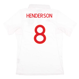 England 2010-12 Home Shirt (S) (Very Good) (HENDERSON 8)_1