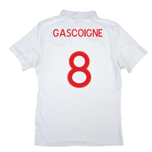 England 2010-2011 Home Shirt (XL) (Excellent) (Gascoigne 8)_1