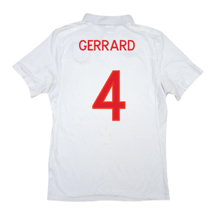 England 2010-2011 Home Shirt (XL) (Excellent) (GERRARD 4)_1