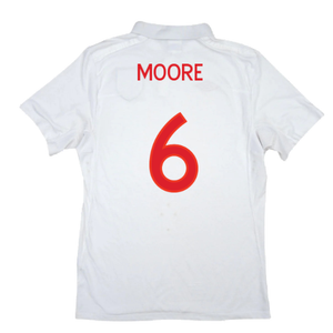 England 2010-2011 Home Shirt (XL) (Excellent) (Moore 6)_1