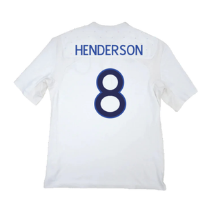 England 2009-10 Home Shirt (Excellent) (Henderson 8)_1