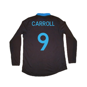 England 2011-2012 Long sleeve Away Shirt (XL) (Excellent) (Carroll 9)_1