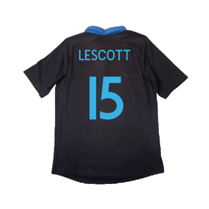 England 2012-13 Away Shirt (M) (Very Good) (Lescott 15)_1