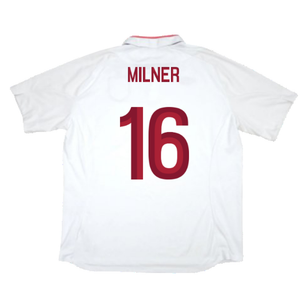 England 2012-13 Home Shirt (XL) (Excellent) (Milner 16)_1