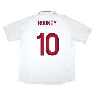 England 2012-13 Home Shirt (XL) (Excellent) (Rooney 10)_1