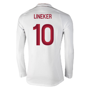 England 2012-13 Long Sleeve Home Shirt (L) (Fair) (Lineker 10)_1