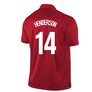 England 2013-14 Away Shirt (L) (Excellent) (HENDERSON 14)_1