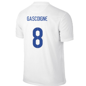 England 2014-16 Home Shirt (M) (Good) (GASCOIGNE 8)_1