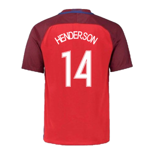 England 2016-17 Away Shirt (M) (Good) (Henderson 14)_1