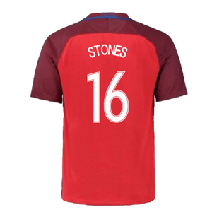 England 2016-17 Away Shirt (XLB) (Excellent) (Stones 16)_1