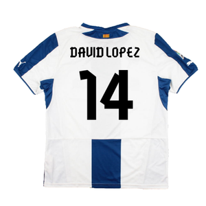 Espanyol 2013-14 Home Shirt (L) (Excellent) (David Lopez 14)_1