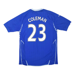 Everton 2007-08 Home Shirt ((Excellent) S) (Coleman 23)_2