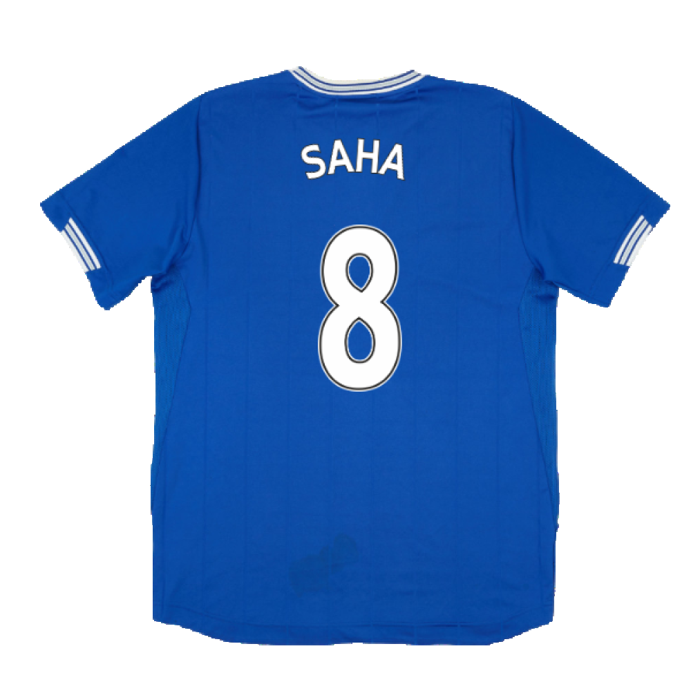 Everton 2009-10 Home Shirt (XL) (Good) (Saha 8)_1
